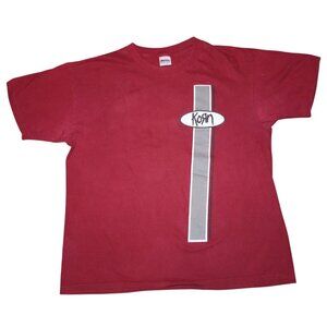 Vintage 90s Korn Single Stitch T-Shirt XL Murina Life Is Peachy Made in USA